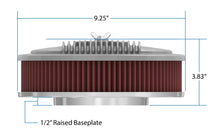 Load image into Gallery viewer, Holley 2.5 x 17 x 9 Inch Red Cotton Gauze Filter Element - Single 4-bbl Baseplate 120-400 - Additional View 11