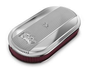 Holley 2.5 x 17 x 9 Inch Red Cotton Gauze Filter Element - Single 4-bbl Baseplate 120-401 - Main Product View
