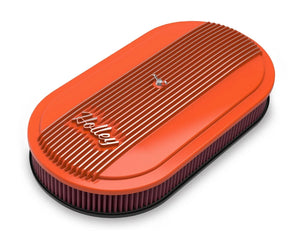 Holley 2.5 x 17 x 9 Inch Red Cotton Gauze Filter Element - Single 4-bbl Baseplate 120-403 - Main Product View