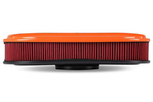 Load image into Gallery viewer, Holley 2.5 x 17 x 9 Inch Red Cotton Gauze Filter Element - Single 4-bbl Baseplate 120-403 - Side View