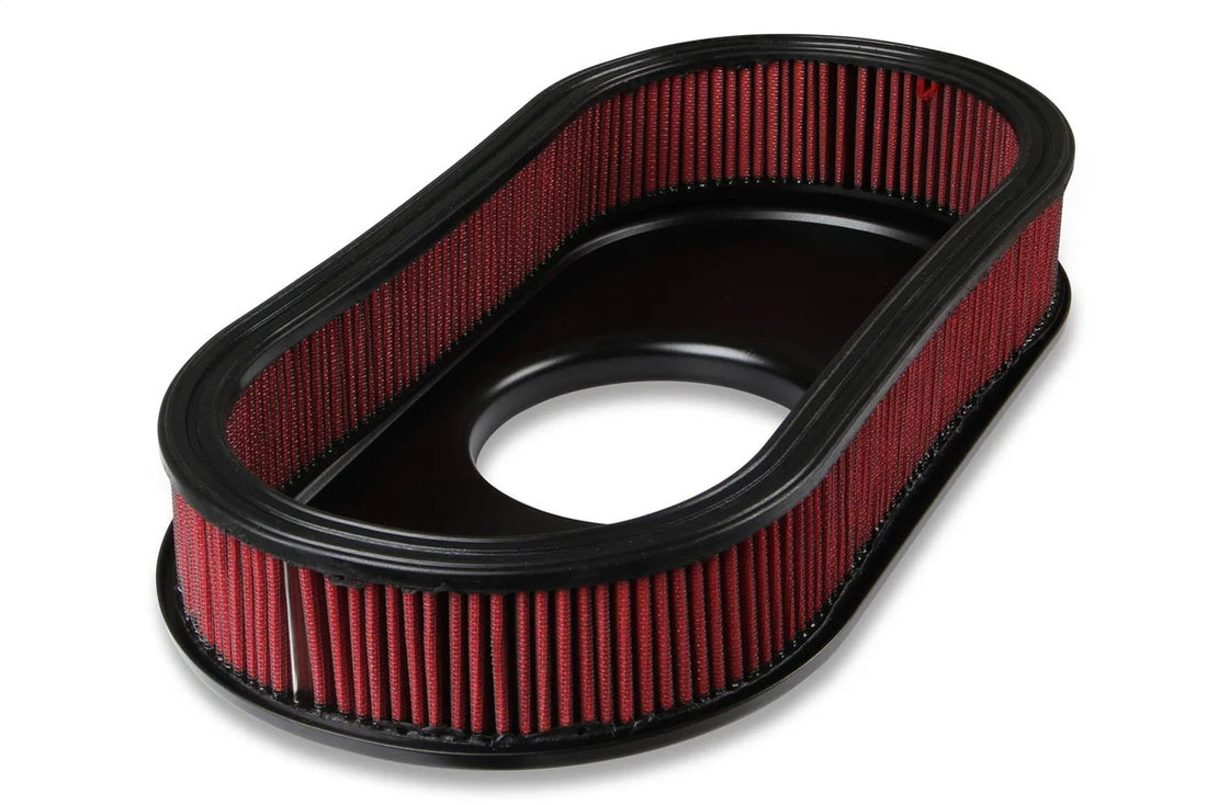 Holley 2.5 x 17 x 9 Inch Red Cotton Gauze Filter Element - Single 4-bbl Baseplate 120-403 - Additional View 7