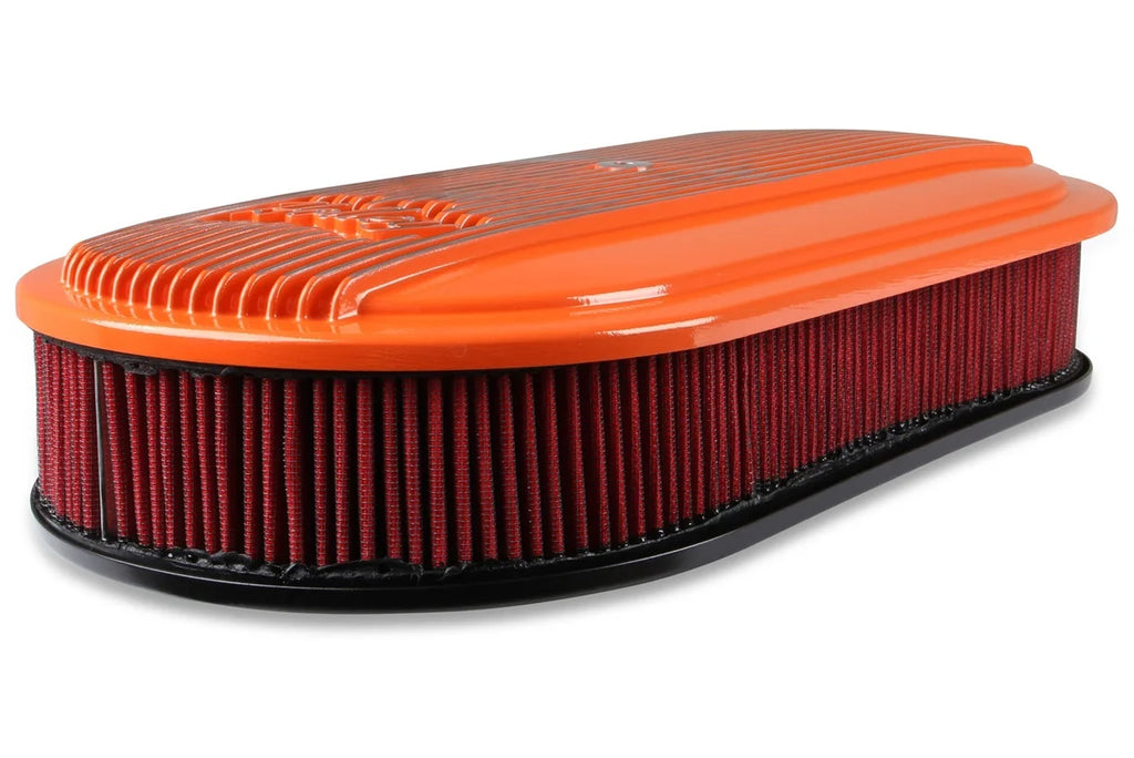 Holley 2.5 x 17 x 9 Inch Red Cotton Gauze Filter Element - Single 4-bbl Baseplate 120-403 - Additional View 8
