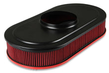 Load image into Gallery viewer, Holley 2.5 x 17 x 9 Inch Red Cotton Gauze Filter Element - Single 4-bbl Baseplate 120-404 - Additional View 6