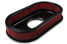Load image into Gallery viewer, Holley 2.5 x 17 x 9 Inch Red Cotton Gauze Filter Element - Single 4-bbl Baseplate 120-404 - Additional View 8