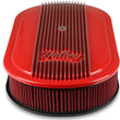 Load image into Gallery viewer, Holley 2.5 x 17 x 9 Inch Red Cotton Gauze Filter Element - Single 4-bbl Baseplate 120-404 - Additional View 9