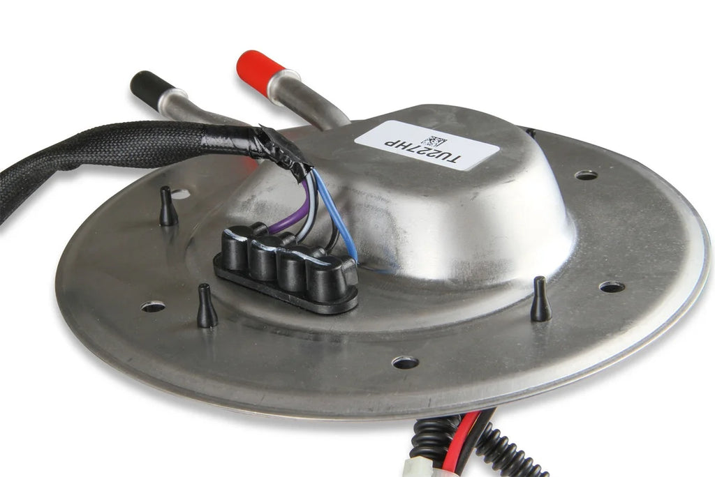 Holley 255 LPH Drop-In Fuel Module Assembly 12-944 - Side View