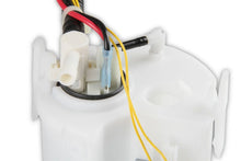Load image into Gallery viewer, Holley 255 LPH Drop-In Fuel Module assembly for 2001-2004 Ford Mustang models 12-946 - Back View