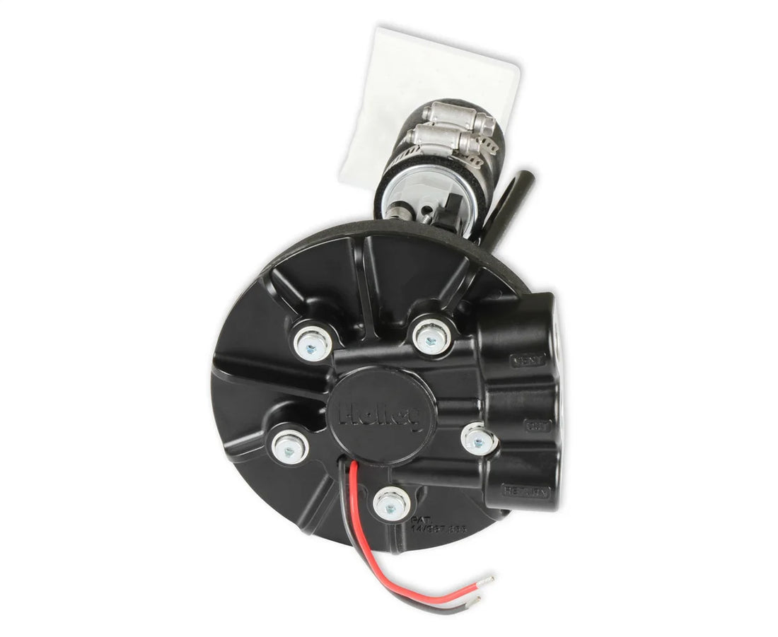 Holley 255 LPH Drop-In Retrofit EFI Fuel SystemSupports up to 550 EFI or 700 Carb HP 12-168 - Back View