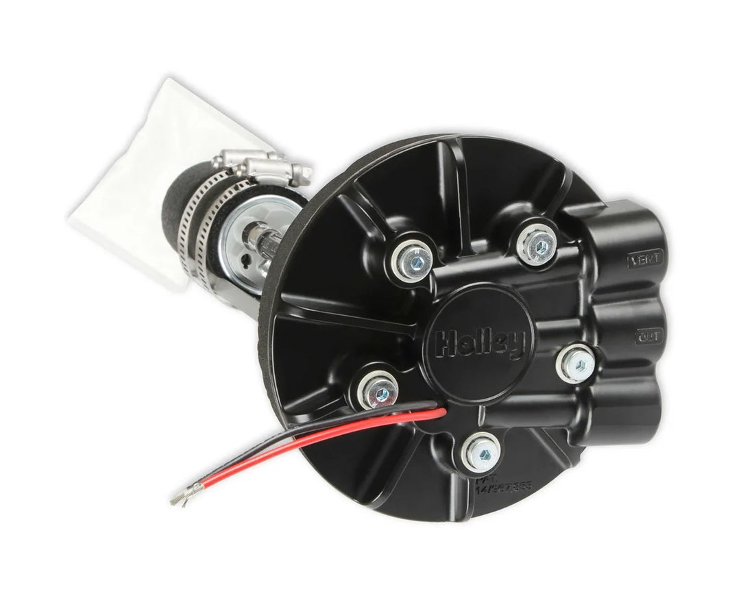 Holley 255 LPH Drop-In Retrofit EFI Fuel SystemSupports up to 550 EFI or 700 Carb HP 12-169 - Back View