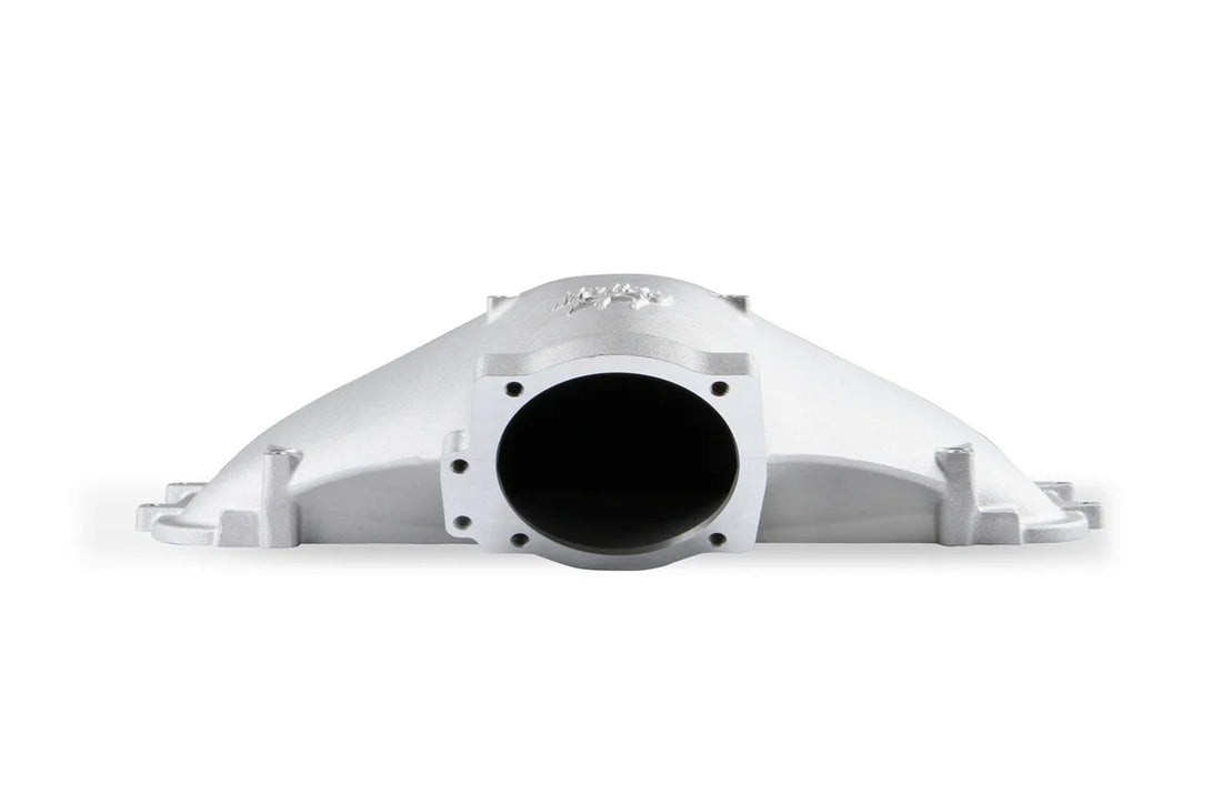 Holley 351W Ford Hi-Ram EFI Manifold with Side Mount Top 300-309 - Back View