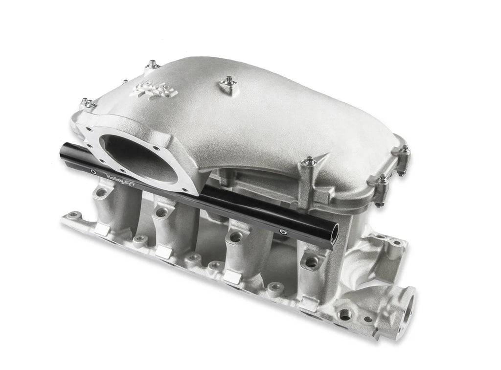 Holley 351W Ford Hi-Ram EFI Manifold with Side Mount Top 300-310 - Main Product View