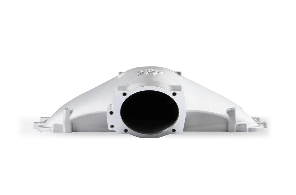 Holley 351W Ford Hi-Ram EFI Manifold with Side Mount Top 300-310 - Back View