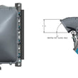 Load image into Gallery viewer, Holley 351W Ford Hi-Ram EFI Manifold with Side Mount Top 300-310 - Dimension Reference