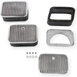 Load image into Gallery viewer, Holley 3X2 Air Cleaners - Finned with S&amp;B filters - Set of 3 120-105 - Additional View 5