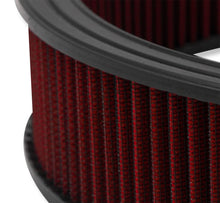 Load image into Gallery viewer, Holley 4150 Drop Base Air Cleaner Black w/3" Red Washable Gauze Filter 120-4230 - Installation View