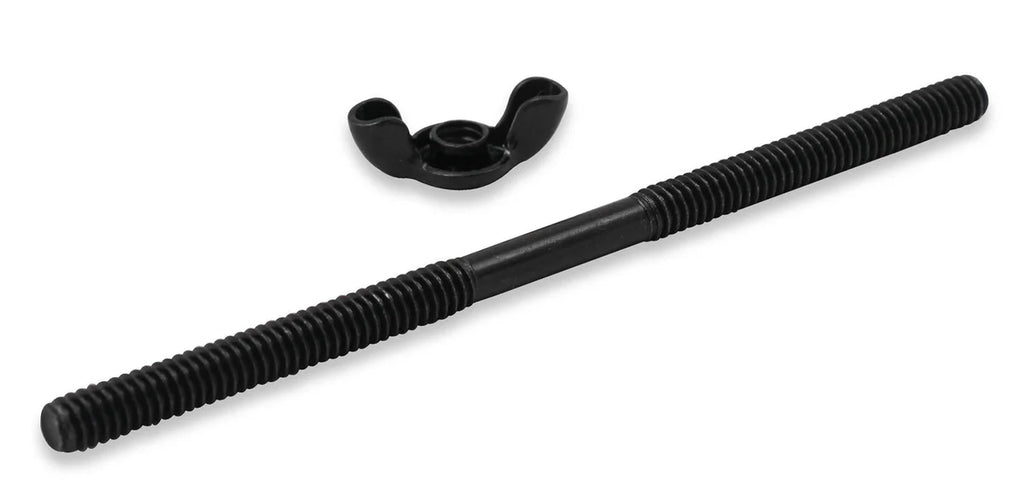 Holley 4150 Drop Base Air Cleaner Black w/3" Red Washable Gauze Filter 120-4230 - Additional View 5