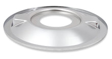 Load image into Gallery viewer, Holley 4150 Drop Base Air Cleaner Chrome w/4" Red Washable Gauze Filter 120-4140 - Back View