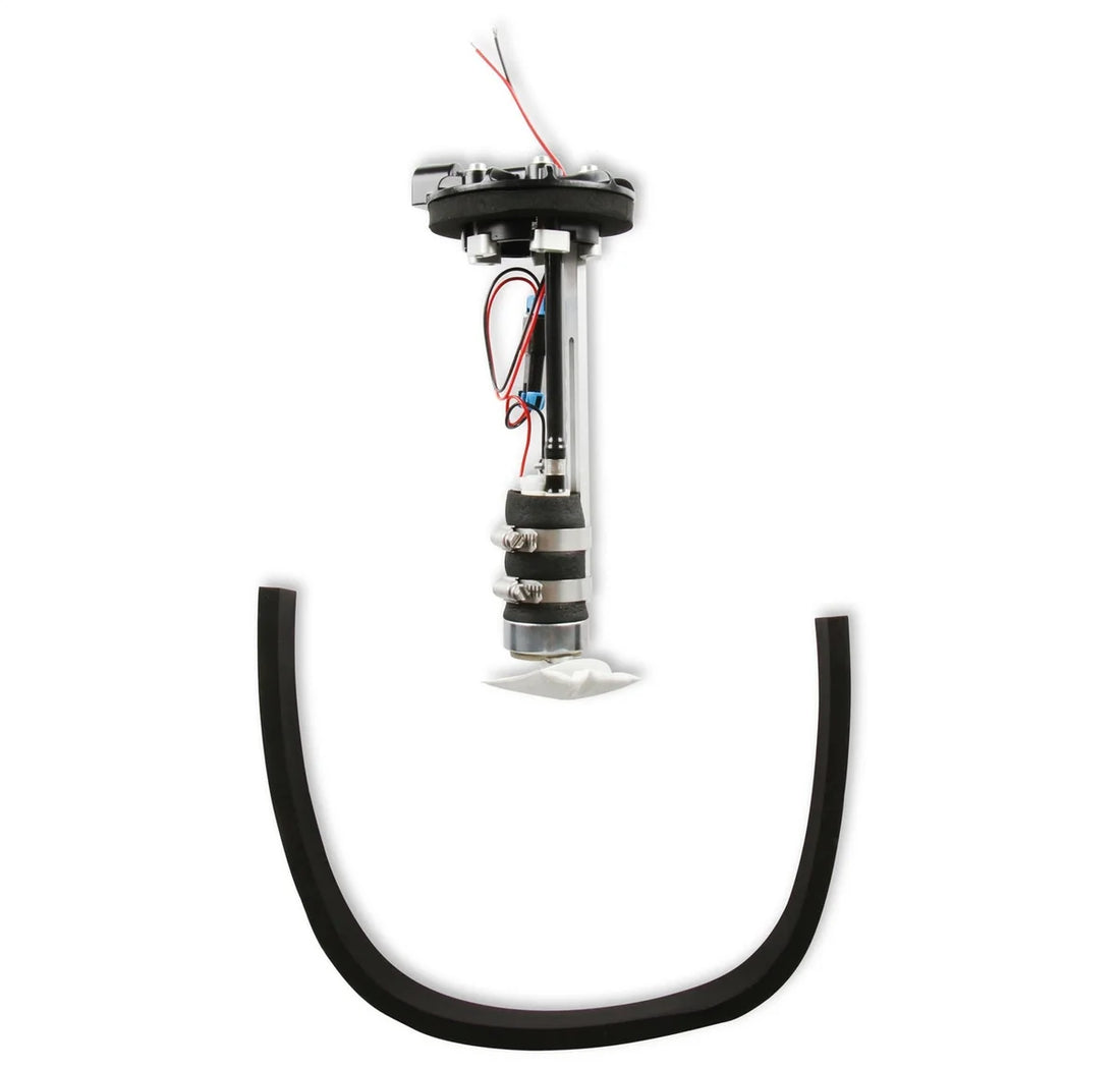 Holley 450 LPH Drop-In Retrofit EFI Fuel System Supports up to 875 EFI or 1100 Carb HP 12-172 - Back View