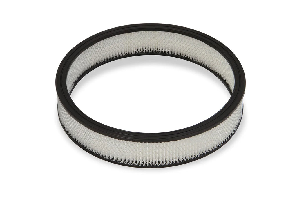 Holley 4500 drop-base air cleaner black w/3" paper filter 120-4635 - Installation View
