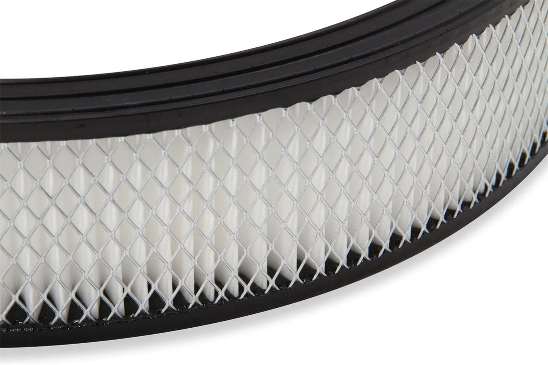 Holley 4500 drop-base air cleaner black w/3" paper filter 120-4635 - Additional View 5