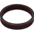 Load image into Gallery viewer, Holley 4500 drop base air cleaner chrome w/3" red washable gauze filter 120-4530 - Installation View