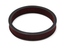 Load image into Gallery viewer, Holley 4500 drop base air cleaner chrome w/3" red washable gauze filter 120-4530 - Installation View