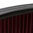 Load image into Gallery viewer, Holley 4500 drop base air cleaner chrome w/3" red washable gauze filter 120-4530 - Additional View 5