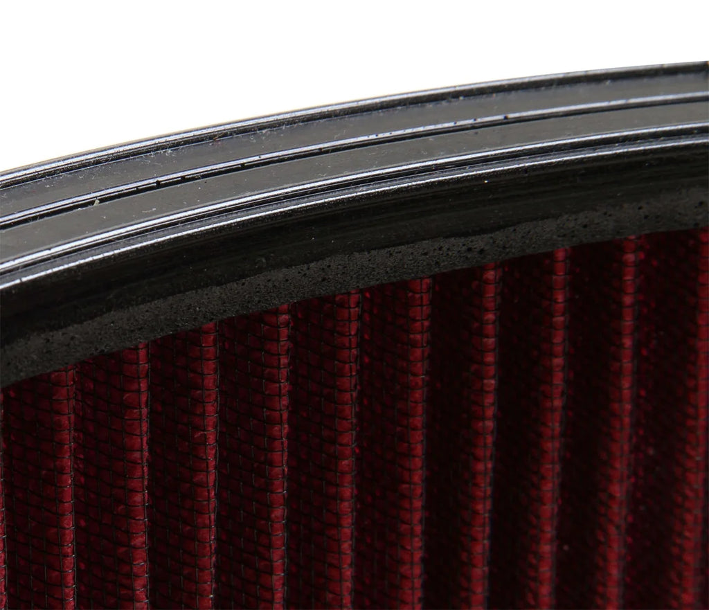 Holley 4500 drop base air cleaner chrome w/3" red washable gauze filter 120-4530 - Additional View 5