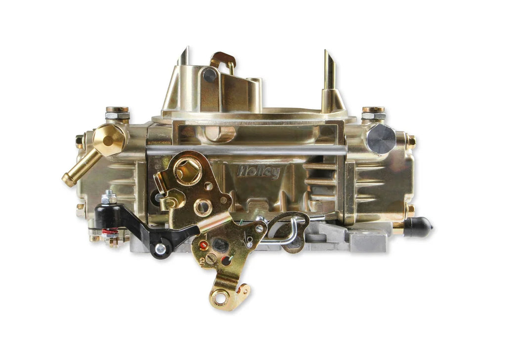 Holley 465 CFM - 4160 - Vacuum Secondaries - Gold Dichromate - Gasoline 0-1848-2 - Main Product View