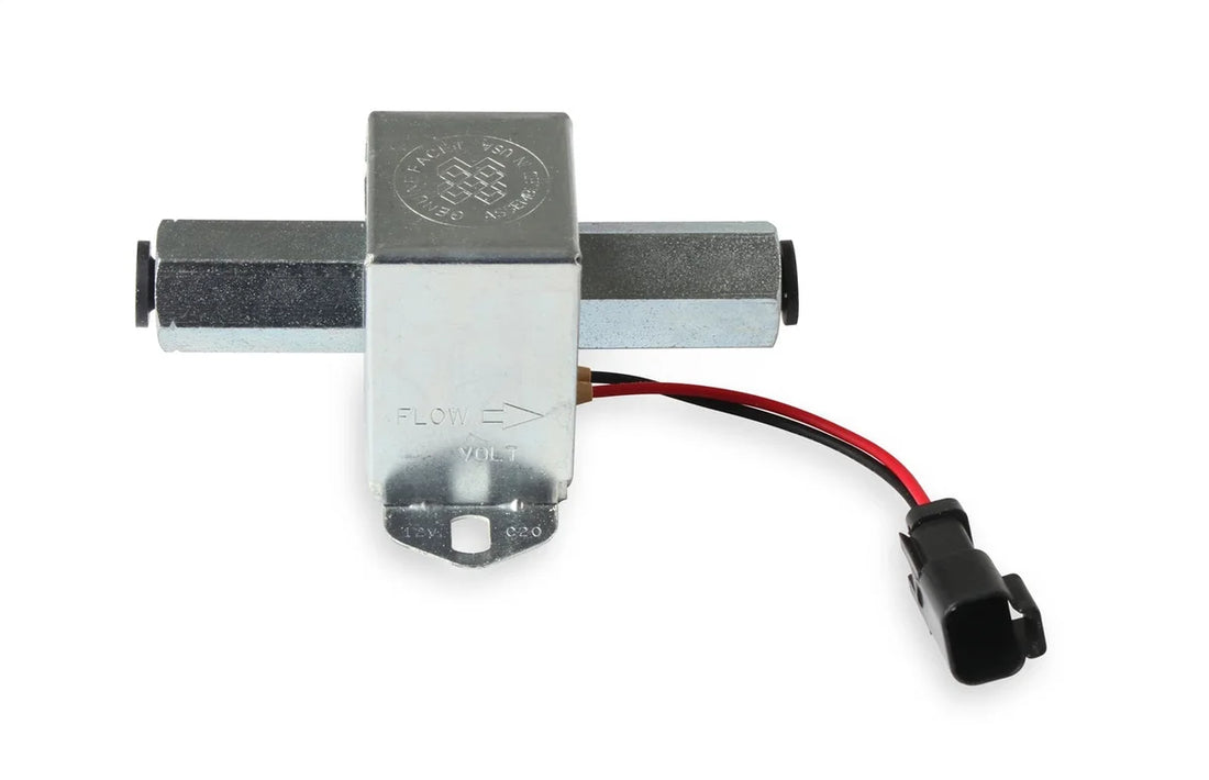 Holley 50 GPH HOLLEY MIGHTY MITE ELECTRIC FUEL PUMP, 12-15 PSI 12-429 - Installation View