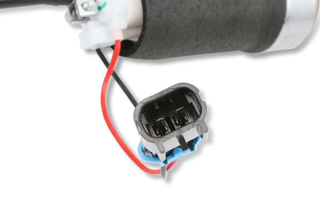 Holley 525 LPH Replacement pump for Retro-Fit and Fuel Cell Modules 12-167 - Back View