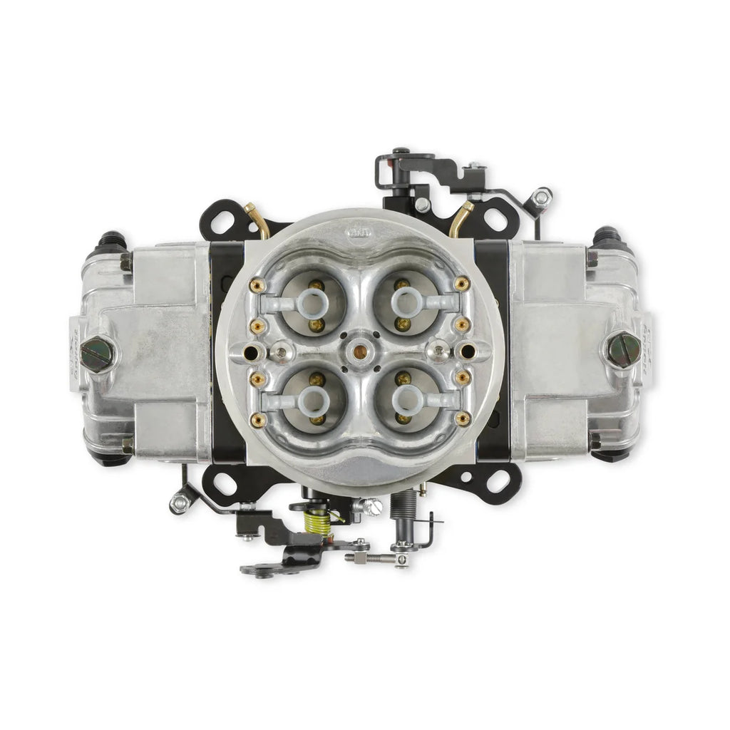 Holley 600 CFM - 4150 - Mechanical Secondaries - Shiny - Gasoline - Detail View