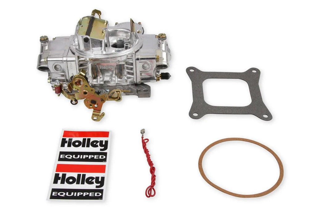 Holley 600 CFM - 4160 - Vacuum Secondaries - Shiny - Gasoline 0-80458SA - Main Product View