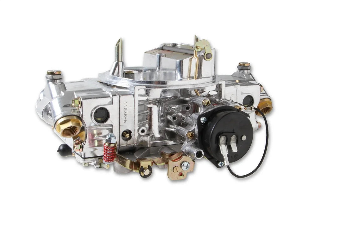 Holley 650 CFM - 4150 - Mechanical Secondaries - Shiny - Gasoline 0-4777SAE - Installation View