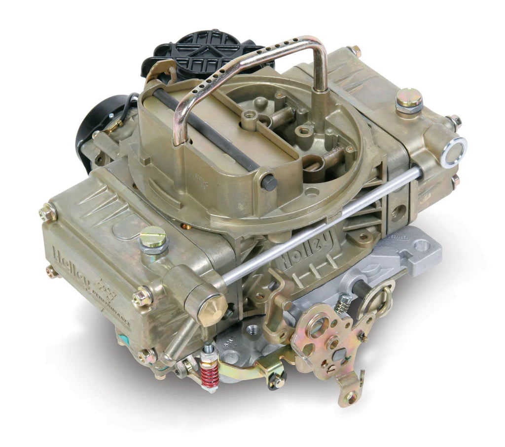 Holley 670 CFM - 4150 - Vacuum Secondaries - Gold Dichromate - Gasoline - Main Product View