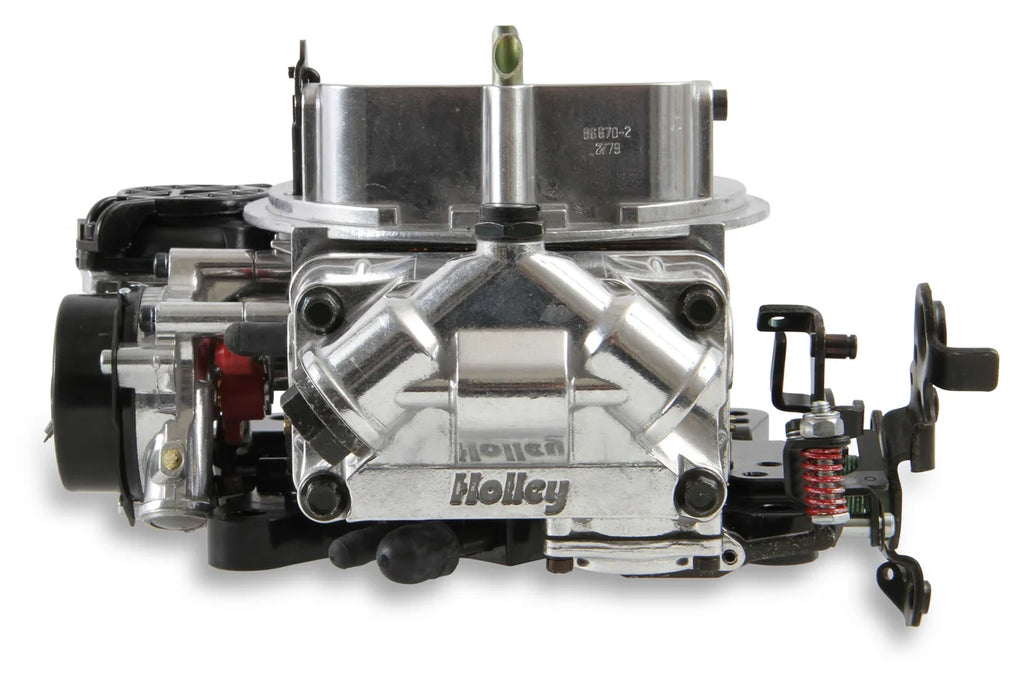 Holley 670 CFM - 4150 - Vacuum Secondaries - Shiny - Gasoline - Installation View