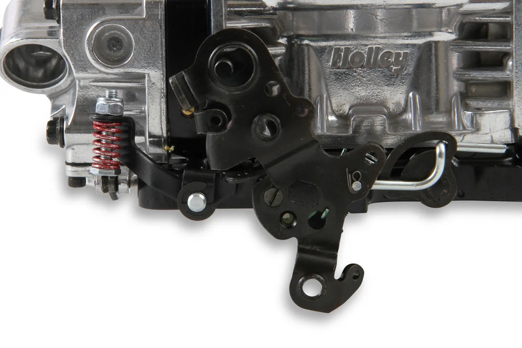 Holley 770 CFM - 4150 - Vacuum Secondaries - Shiny - Gasoline - Back View