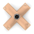 Load image into Gallery viewer, Holley 8" x 8" HydraMat, Cross - Side View
