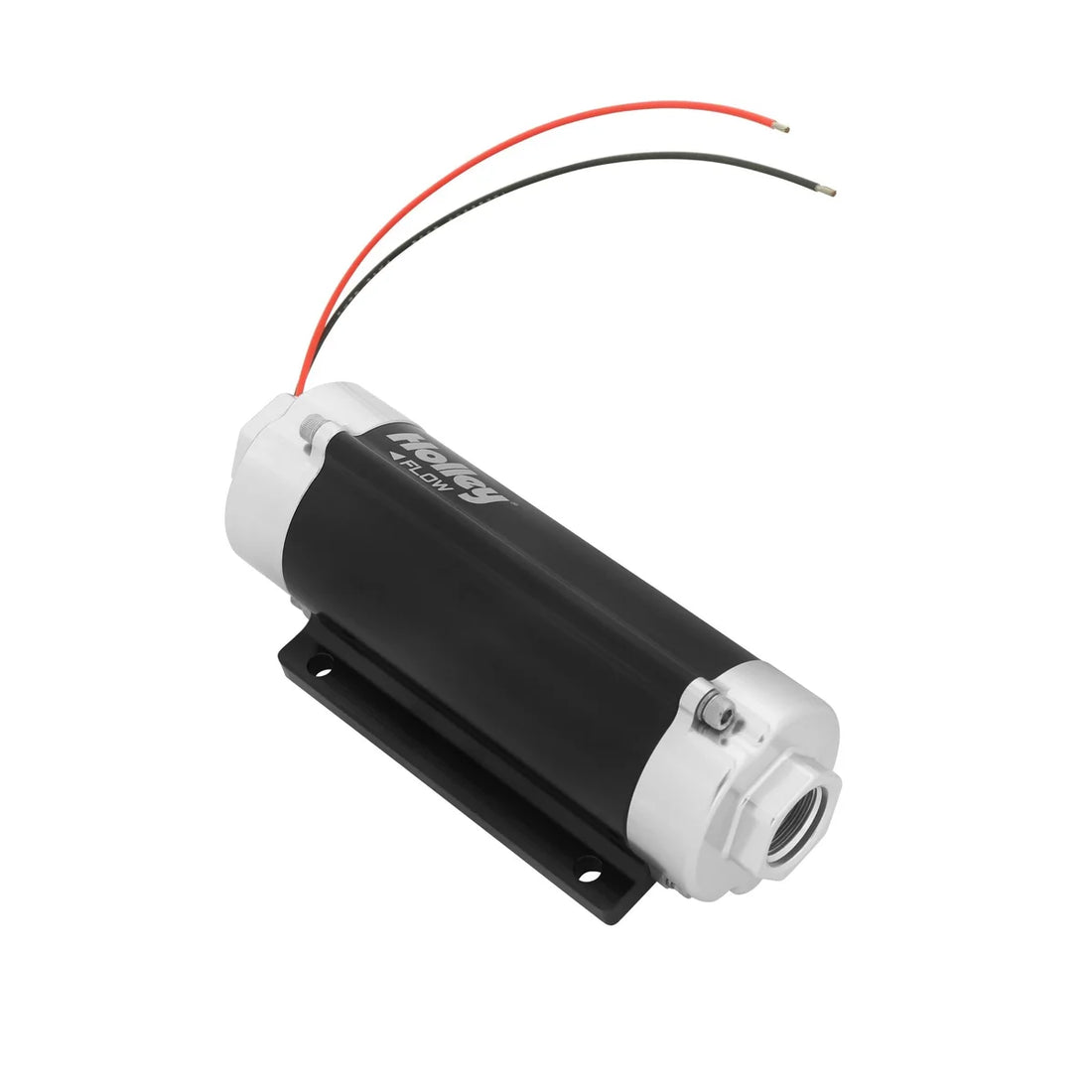 Holley 80 GPH HP In-line Fuel Pump - Side View
