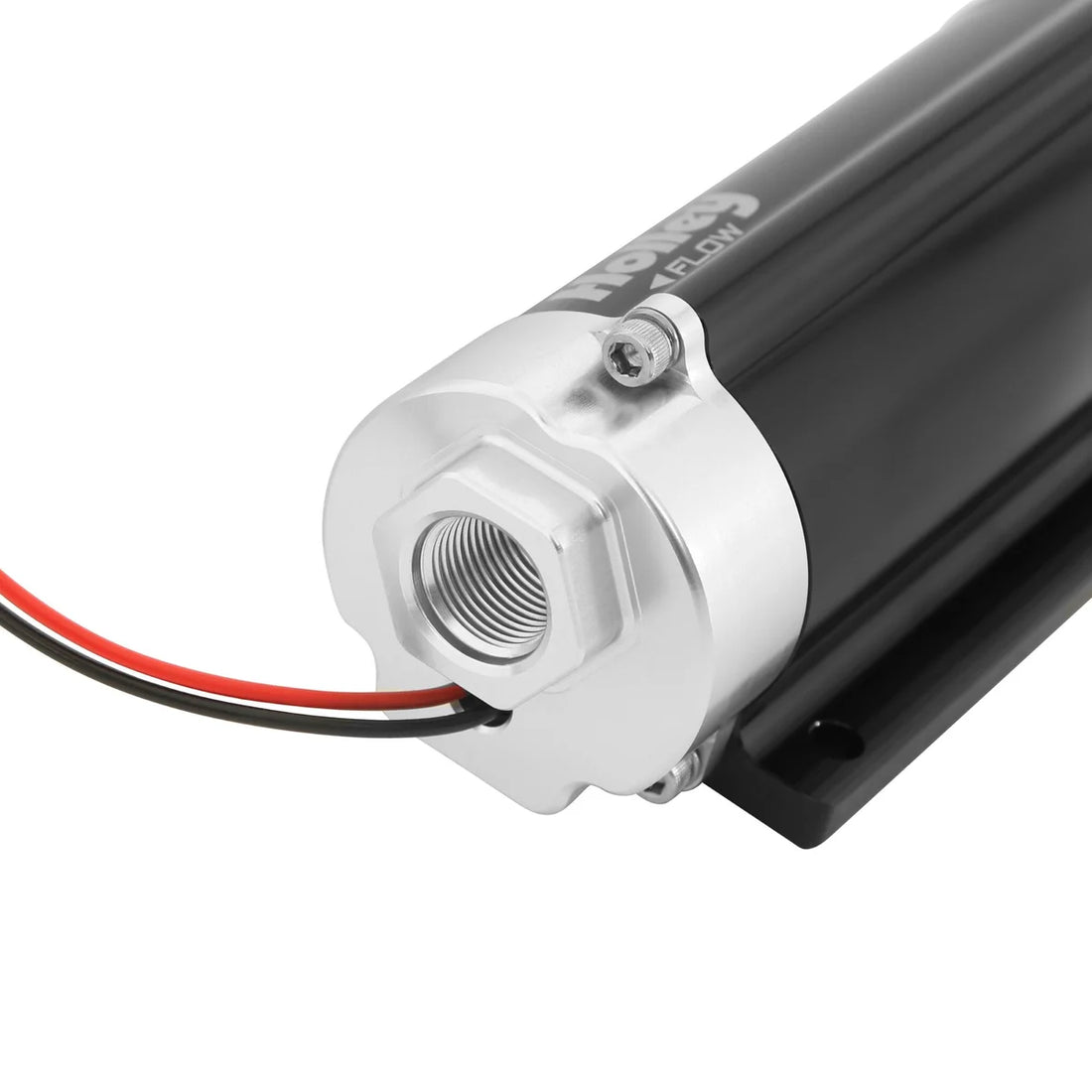 Holley 80 GPH HP In-line Fuel Pump - Back View