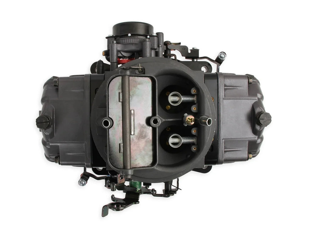 Holley 850 CFM - 4150 - Mechanical Secondaries - Hard Core Gray - Gasoline 0-76850HB - Installation View
