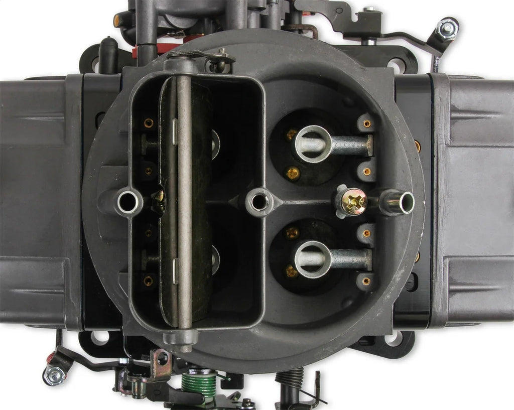 Holley 850 CFM - 4150 - Mechanical Secondaries - Hard Core Gray - Gasoline 0-76850HB - Additional View 5