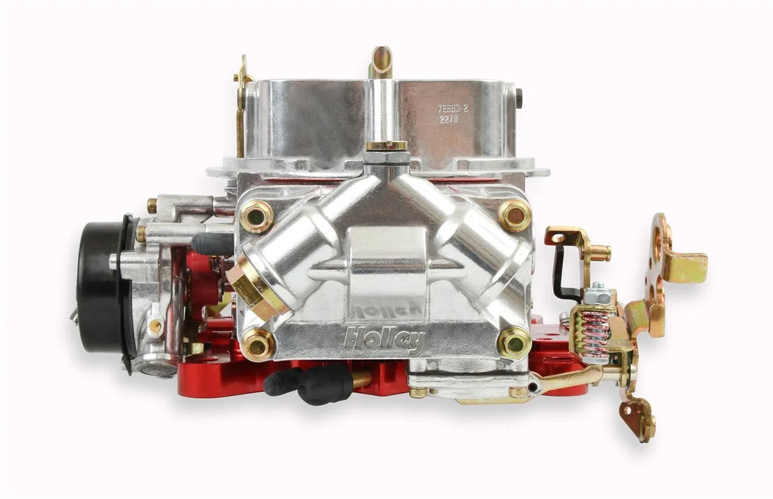 Holley 850 CFM - 4150 - Mechanical Secondaries - Shiny - Gasoline 0-76850RD - Additional View 6