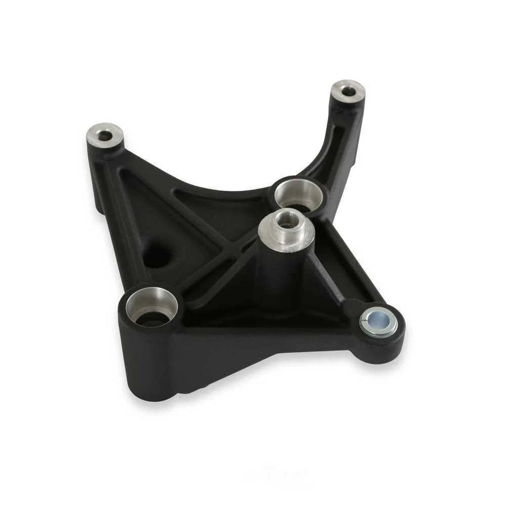 Holley A/C Bracket with Hardware - Black 97-421 - Back View