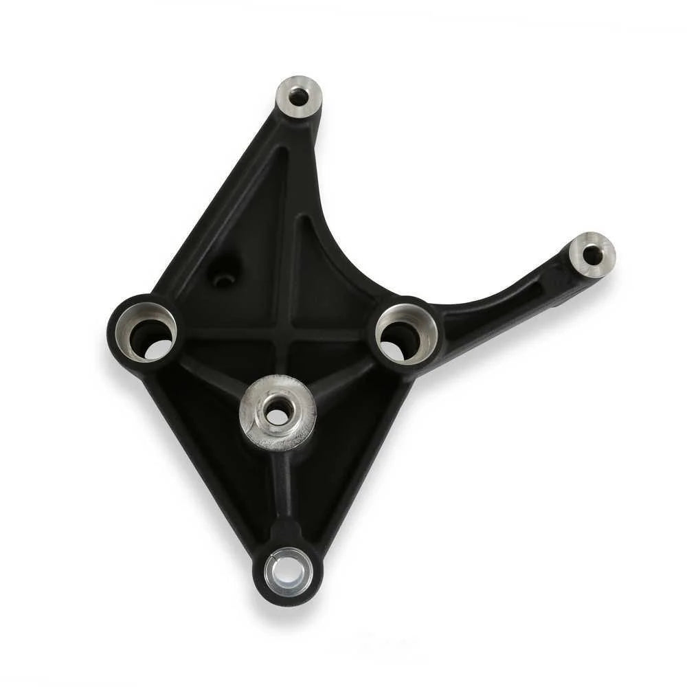 Holley A/C Bracket with Hardware - Black 97-421 - Installation View