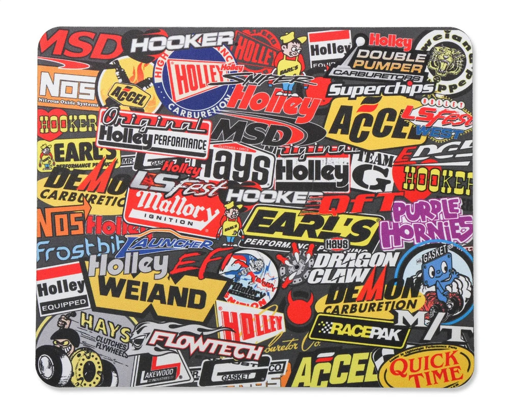 Holley Add some flair to your desk with a Sticker Bomb mouse. 36-447 - Main Product View