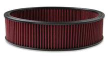 Load image into Gallery viewer, Holley Air Filter - Replacement - 16" x 4" - Red Washable Gauze Filter 220-40 - Side View