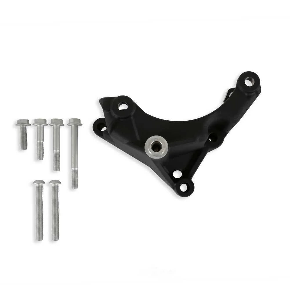 Holley Alternator Bracket with Hardware - Black 97-420 - Main Product View
