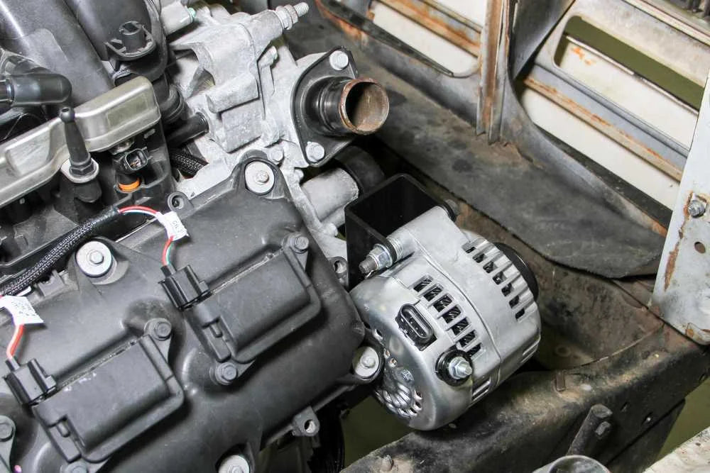 Holley Alternator Relocation Bracket - Fits Holley Alternator 97-368 fits 1966-2004 Dodge / Plymouth - Additional View 13