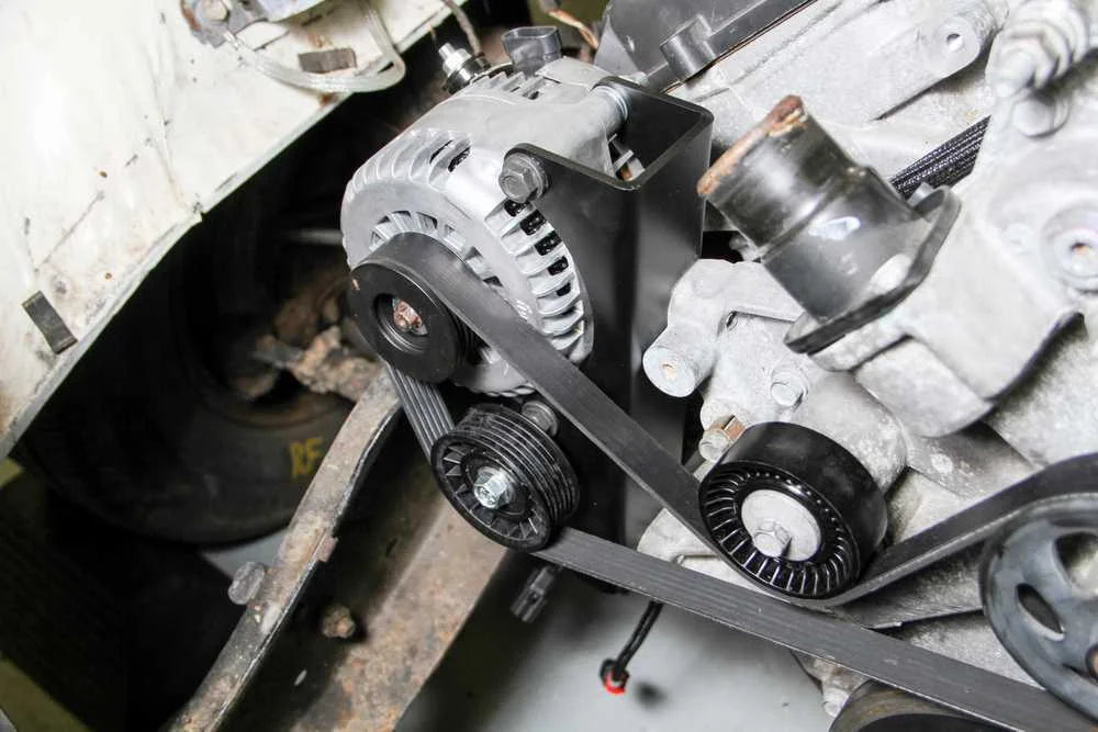 Holley Alternator Relocation Bracket - Fits Holley Alternator 97-368 fits 1966-2004 Dodge / Plymouth - Additional View 15